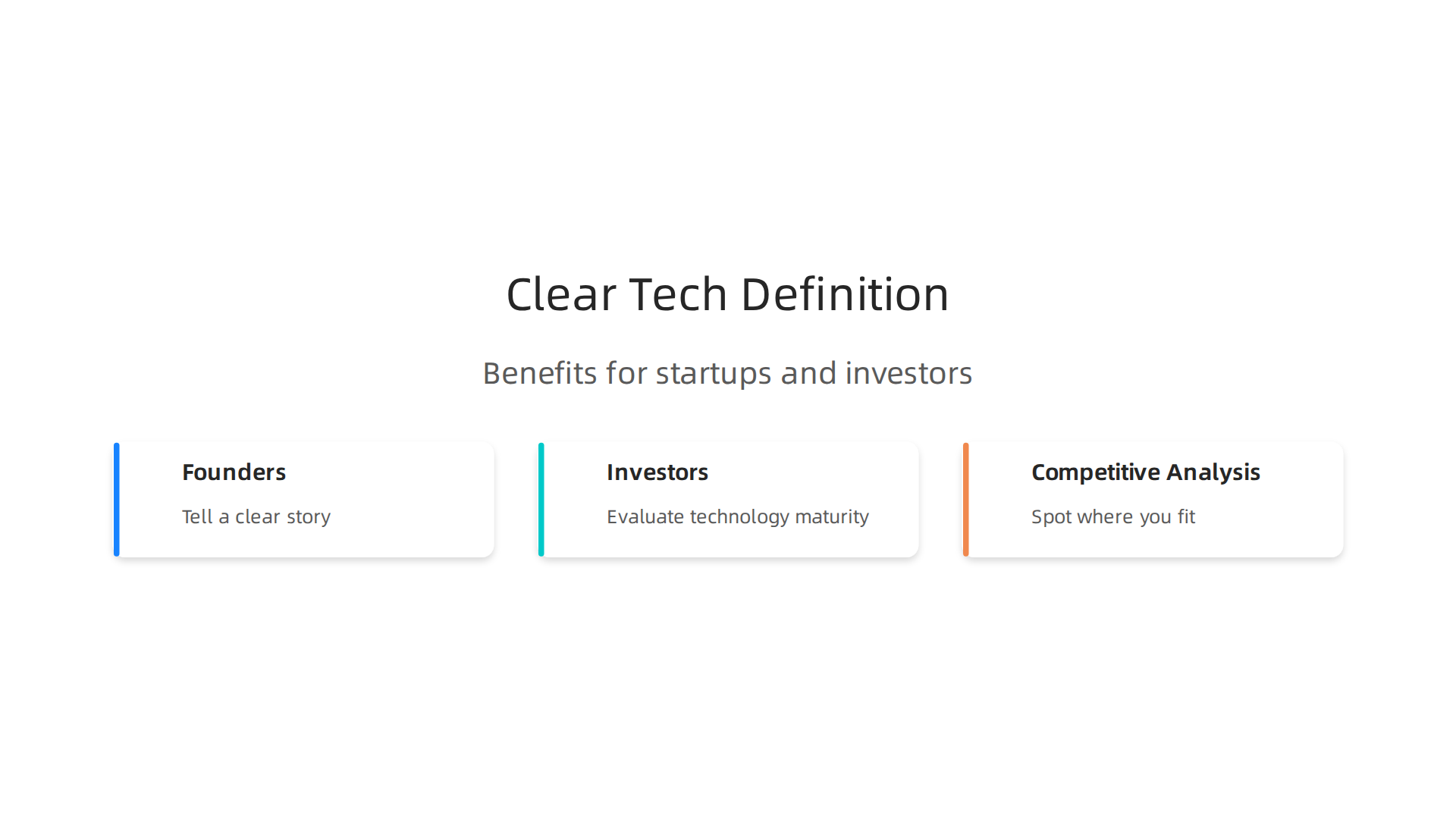 Understanding why a precise definition of technology is crucial for startups and investors.