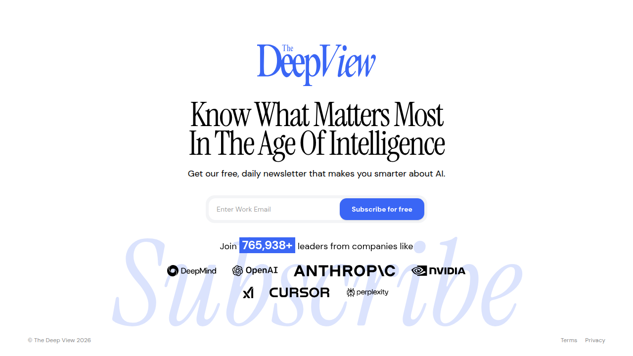 Stay informed on AI advancements by subscribing to The AI Newsletter Worth Reading.
