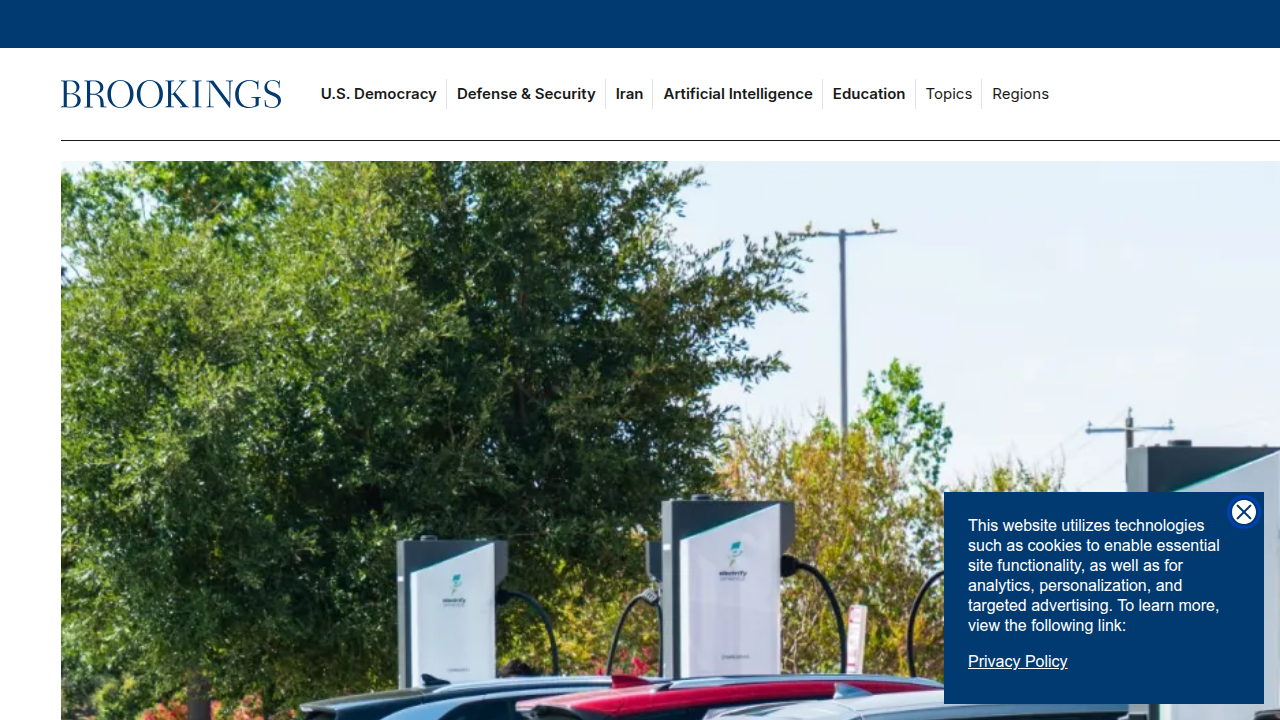 The Brookings Institution website, offering insights into ethical AI and its societal impact.