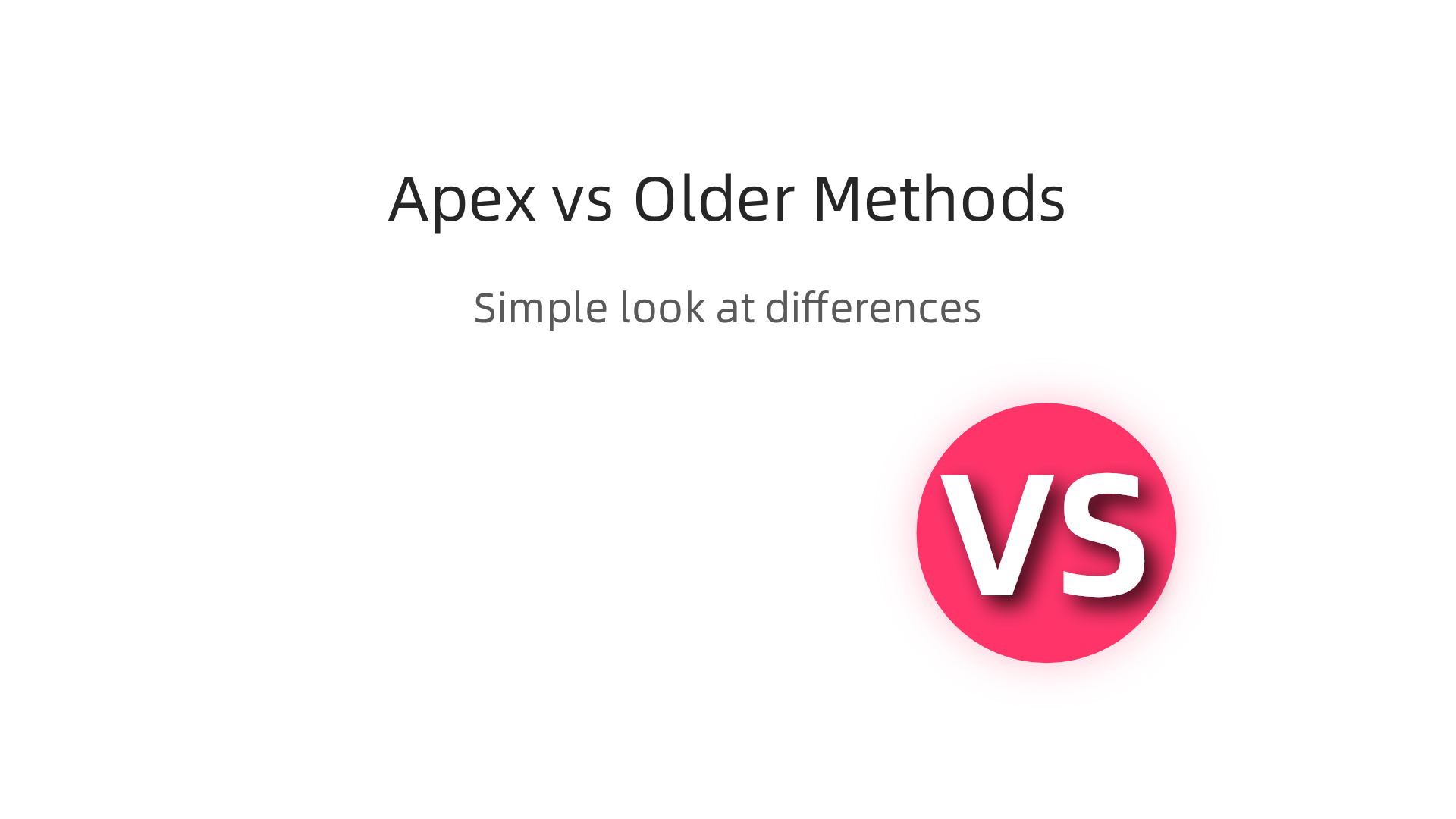 A comparison infographic highlighting the key differences between apex funding platforms and traditional funding methods.