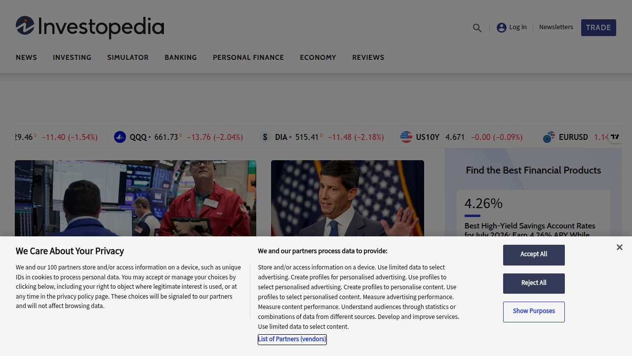 Investopedia provides financial education and market insights, including competitor analyses.
