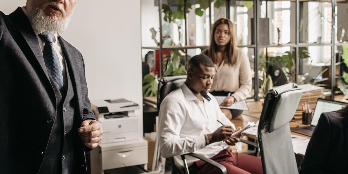 A leader making a strategic choice, reflecting the careful consideration involved in selecting the right tools for a business.