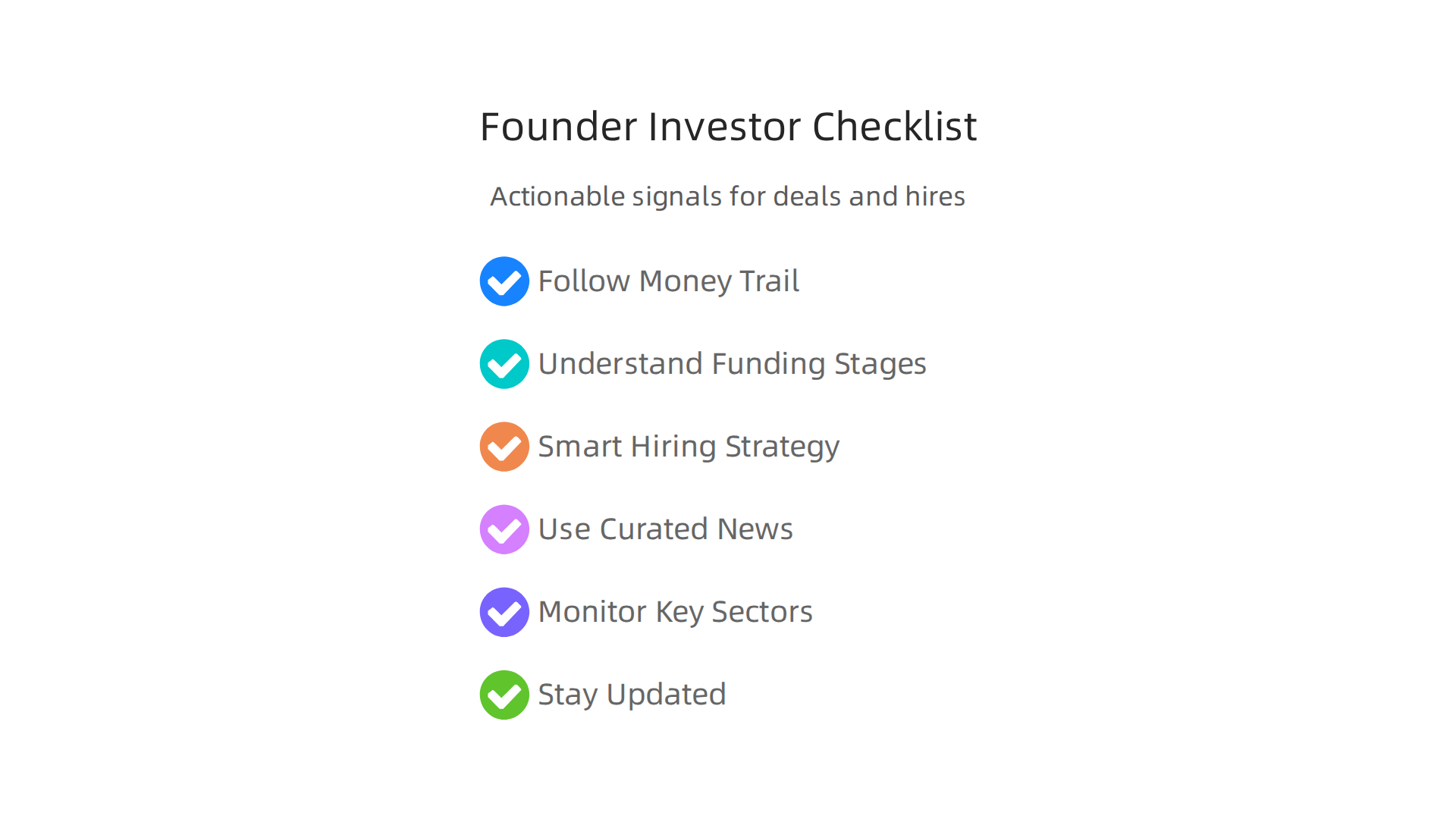 A checklist of actionable signals for founders and investors navigating the US tech market in 2026.