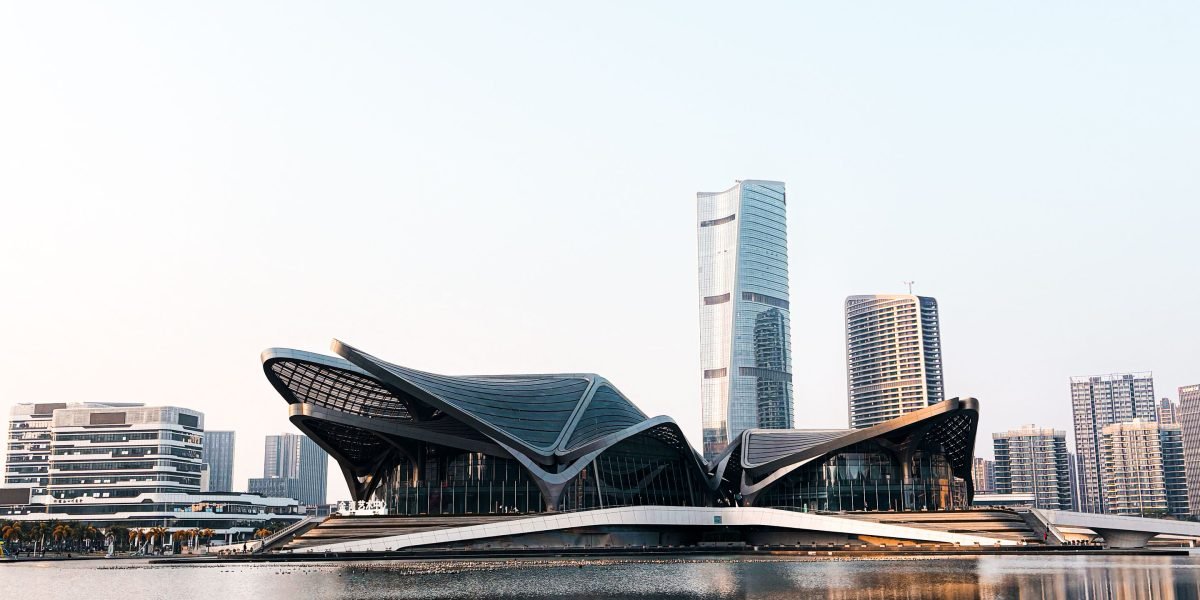 A vibrant city skyline at dusk, representing regional tech hubs where innovation and capital converge.